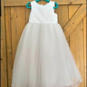 3T David’s Bridal Tulle Flower Girl Dress